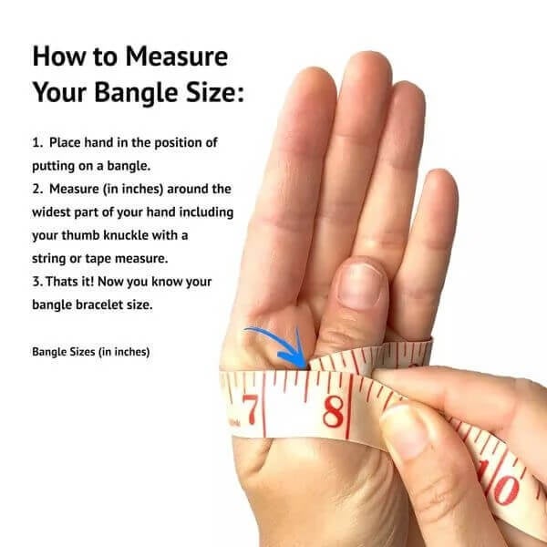How to know your bangle size